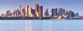 Sydney panorama at dawn Royalty Free Stock Photo