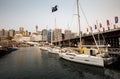 Sydney`s skyline from the National Maritime Museum Royalty Free Stock Photo