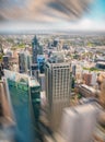 Sydney skyline - Beautiful sunset over Australia Royalty Free Stock Photo