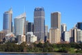 Sydney skyline with Botanic Gardens