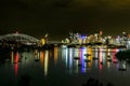 Sydney Skyline - Night Royalty Free Stock Photo