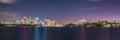 Sydney skyline at night, New South Wales, Australia