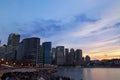 Sydney Skyline Sunset Royalty Free Stock Photo