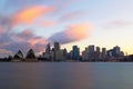 Sydney Skyline Sunset Royalty Free Stock Photo