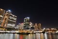 Night view. Circular Quay and Central Business District. Sydney. New South Wales. Australia