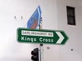 Kings Cross Street Sign, Sydney, NSW, Australia