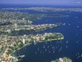 The Sydney suburbs of Cremorne . Royalty Free Stock Photo