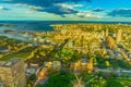 Sydney sunset and buildings Royalty Free Stock Photo