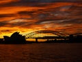 Sydney sunset Royalty Free Stock Photo