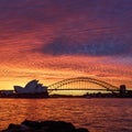 Sydney Sunset - Square Royalty Free Stock Photo