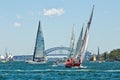 Sydney to Hobart yacht race 2014 Royalty Free Stock Photo