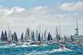 Sydney to Hobart yacht race 2014 Royalty Free Stock Photo