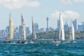 Sydney to Hobart yacht race 2014 Royalty Free Stock Photo