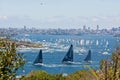 Sydney to Hobart yacht race Royalty Free Stock Photo