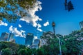 Sydney tower and blue sky Royalty Free Stock Photo