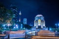 Sydney Tower and the glow of the night view Royalty Free Stock Photo