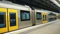 Sydney Train - Empty Train With The Closed Doors Royalty Free Stock Photo