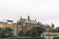 Sydney Uni building facade. University of Sydney daytime photo Royalty Free Stock Photo