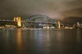 Sydney viez with Harbour Bridge Royalty Free Stock Photo