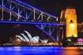 Sydney Vivid Bridge House