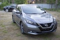 Syktyvkar, Komi Republic/Russia, June 9, 2020/Nissan electric car