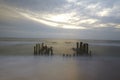 Sylt (Germany) - Groin in the sunset