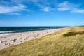 Sylt island North Sea coastline at Hornum beach, North Frisia, Schleswig-Holstein, Germany Royalty Free Stock Photo