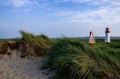 Sylt, sunset, dunes, lighthouse