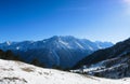 Syltran gorge valley view. Caucasian Mountains. Russia Royalty Free Stock Photo