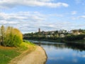 Sylva River in Kungur, Perm Region, Russia Royalty Free Stock Photo
