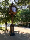 Sylvan Bros Vintage Clock in Front of the Jewelry Store