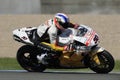 Sylvan guintoli on the ducati, WSBK 2012 Royalty Free Stock Photo
