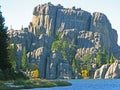 Sylvan Lake Landscape in South Dakota Royalty Free Stock Photo