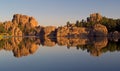 Sylvan Lake Reflection Royalty Free Stock Photo