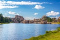 Sylvan Lake Rock Formations Royalty Free Stock Photo