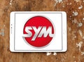 SYM Motors company logo Royalty Free Stock Photo