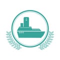 symbol blue ship icon