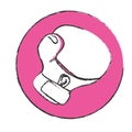 symbol boxing glove icon design