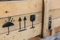 Symbol on the cargo crate