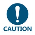 Symbol caution sign icon,Exclamation mark ,Warning Dangerous icon on white background