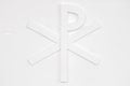 Symbol of Chi Rho Royalty Free Stock Photo