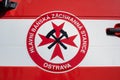Symbol of department of mine rescuers in Ostrava, Czech Republic / Czechia
