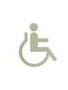 Symbol of disable people