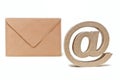 At symbol. Email. Mailbox