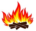 Symbol of Fire Wood.