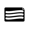 Paper file icon. Archive symbol