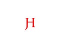 Jh letter logo