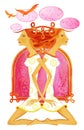Symbol of the Gemini astrological sign