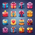 symbol gift box game ai generated Royalty Free Stock Photo