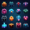symbol gift box game ai generated Royalty Free Stock Photo